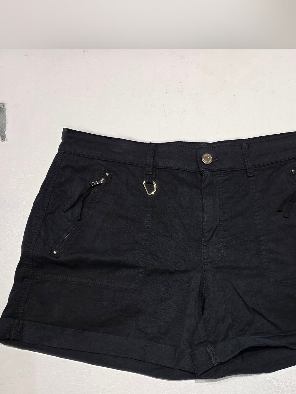 WHBM Pret-a-Play Black Casual Shorts